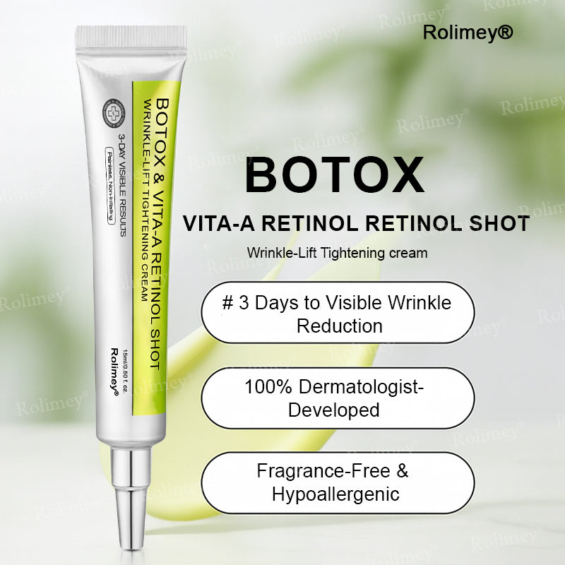 👨‍⚕️Made and shipped from USA💫 Botox & Vita-A Retinol Shot Wrinkle-Lift Tightening cream - Last Day Promotion 70% OFF
