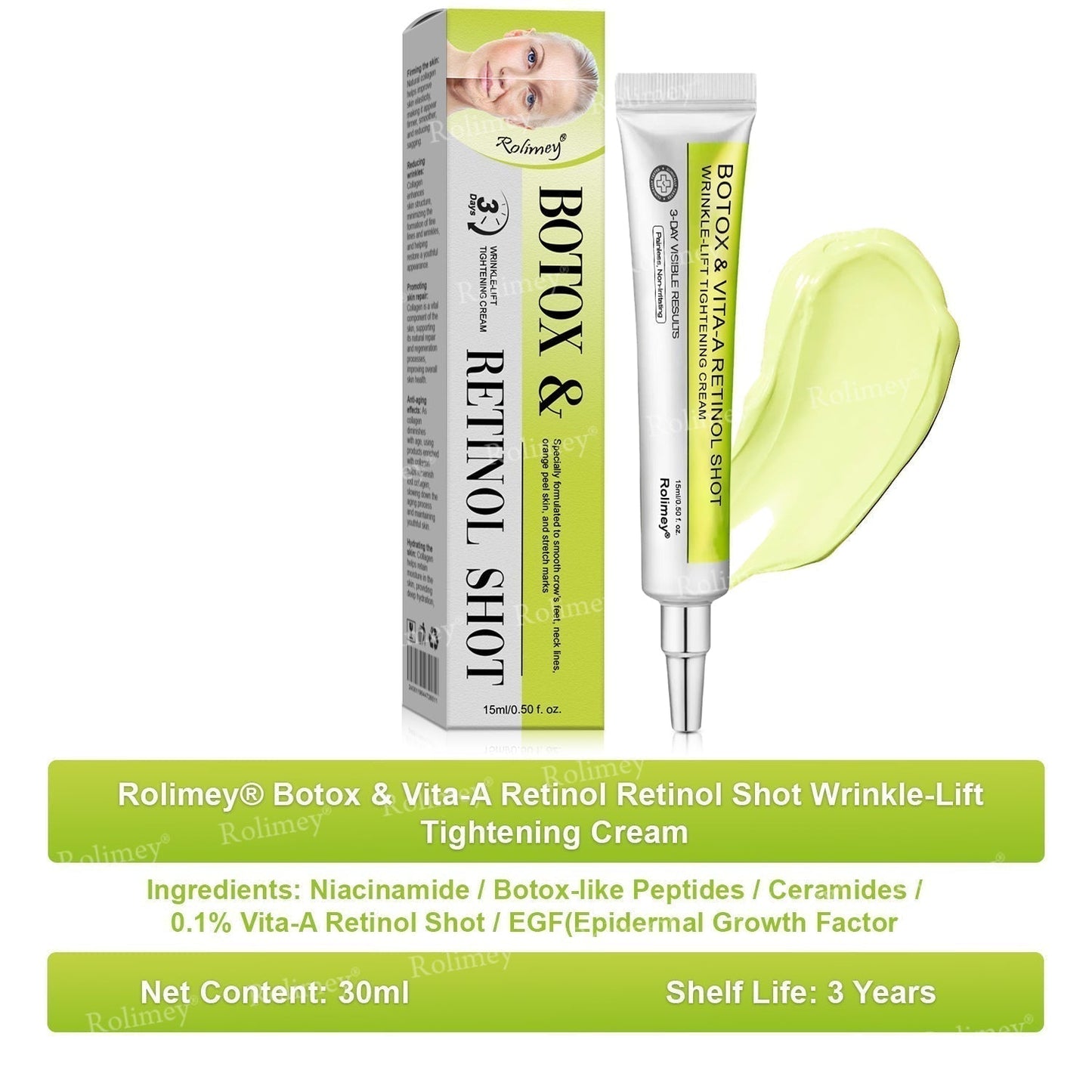 👨‍⚕️Made and shipped from USA💫 Botox & Vita-A Retinol Shot Wrinkle-Lift Tightening cream - Last Day Promotion 70% OFF